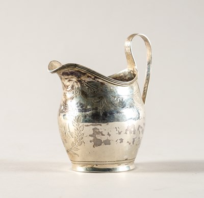 Lot 209 - A GEORGE III SILVER MILK JUG