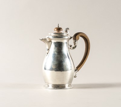 Lot 212 - A SILVER HOT WATER JUG
