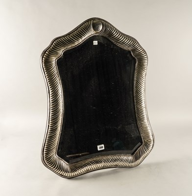 Lot 300 - A VICTORIAN SILVER MOUNTED STRUT BACK MIRROR