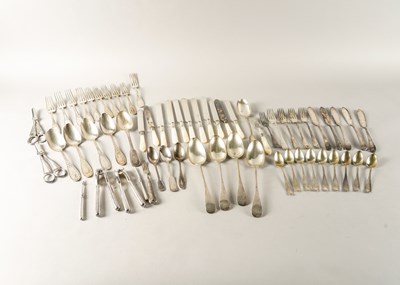 Lot 301 - A GROUP OF PLATED FLATWARE (QTY)