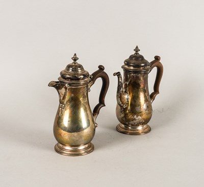 Lot 332 - A SILVER COMPOSITE CARE AU LAIT SET