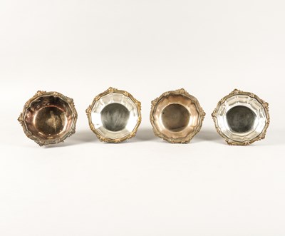 Lot 363 - FOUR SIMILAR SILVER BOWLS (4)