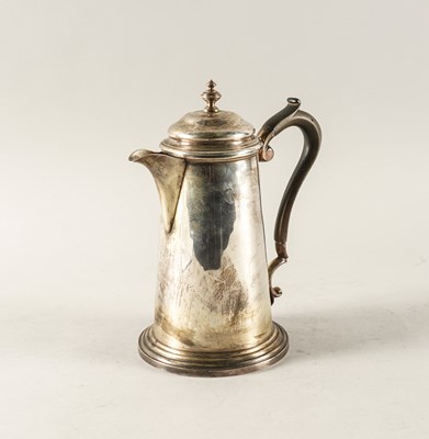 Lot 394 - A SILVER HOT WATER JUG