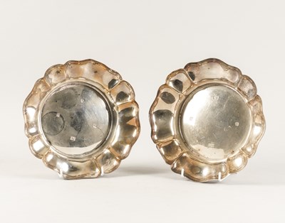 Lot 397 - TWO SIMILAR SILVER BOWLS (2)