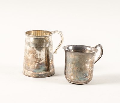 Lot 465 - TWO SILVER MUGS (2)
