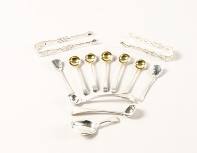 Lot 478 - A GROUP OF SILVER FLATWARE (12)