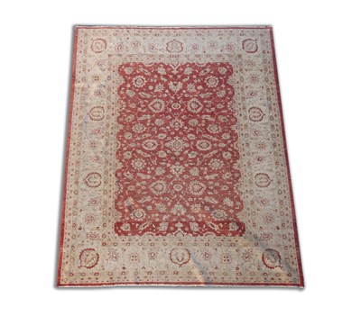 Lot 684 - AN AFGHAN CARPET