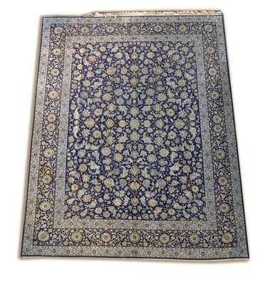 Lot 686 - AN ESFAHAN CARPET, PERSIAN