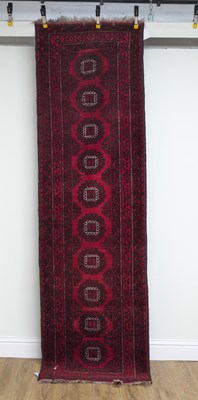 Lot 689 - AN AFGHAN SALOR RUG