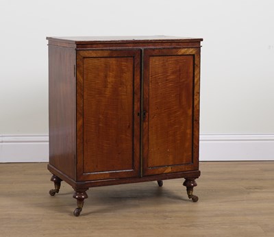 Lot 716 - A 19TH CENTURY MAHOGANY CANTEEN/ COLLECTORS CHEST