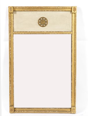 Lot 937 - A LATE 19TH CENTURY FRENCH GILT FRAMED RECTANGULAR MIRROR