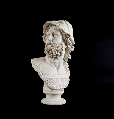 Lot 638 - AN ANTHONY REDMILE COMPOSITE BUST OF THE GREEK HERO AJAX AFTER THE ANTIQUE