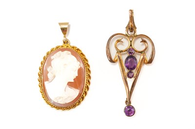 Lot 356 - TWO PENDANTS (2)