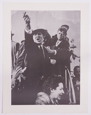 Lot 601 - A GROUP OF AMERICAN POLITICAL PROTEST AND SATIRICAL POSTERS OF VARIOUS PRESIDENTS AND POLITICIANS (14)