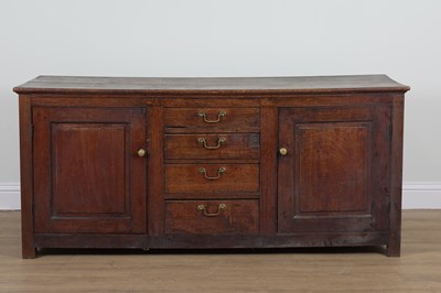 Lot 763 - AN 18TH CENTURY OAK DRESSER BASE