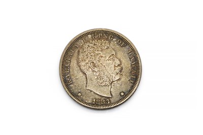 Lot 1413 - A HAWAII SILVER DOLLAR 1883