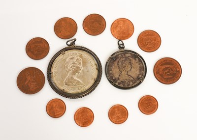 Lot 1429 - A BAHAMAS TEN DOLLARS 1973 AND TWELVE FURTHER ITEMS (13)