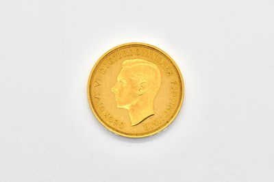 Lot 1502 - A GEORGE VI GOLD FIVE POUNDS PIECE PROOF 1937