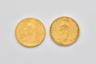 Lot 1509 - TWO VICTORIA JUBILEE HEAD SOVEREIGNS (2)