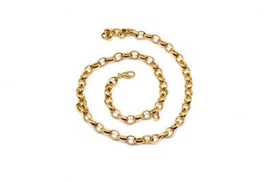 Lot 1859 - A GOLD CHAIN NECKLACE