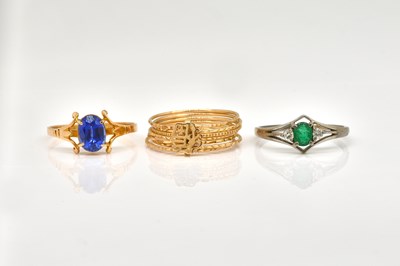 Lot 1891 - THREE RINGS (3)