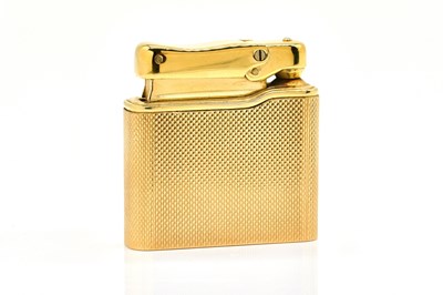 Lot 1956 - A 9CT GOLD CASED COLIBRI LIGHTER