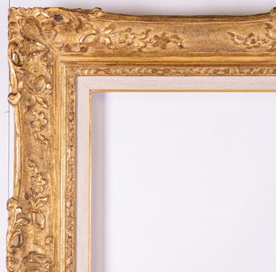 Lot 437 - A FRENCH STYLE SWEPT FRAME WITH CANVAS SLIP