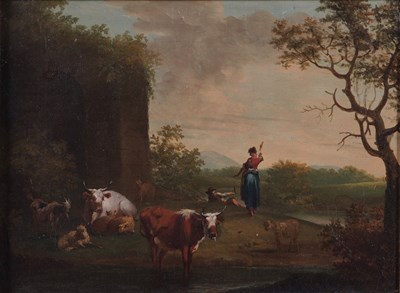 Lot 474 - MANNER OF NICHOLAS BERCHEM